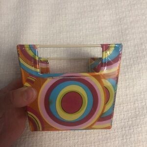 Y2K Vintage Colorful Geometric Storage Container